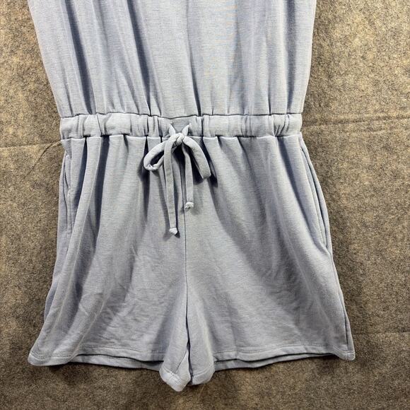 Three Bird Nest Romper Light Blue Size Medium - Picture 3 of 7